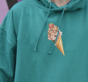 Mikina ZLE! - ICE Cream (jade)