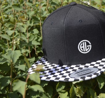 Čepice Snapback HL GHETTO - logo Checkerboard Snapback