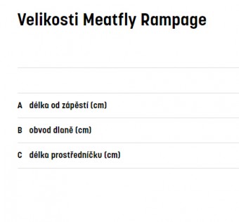 Bike rukavice Meatfly Basis, Black