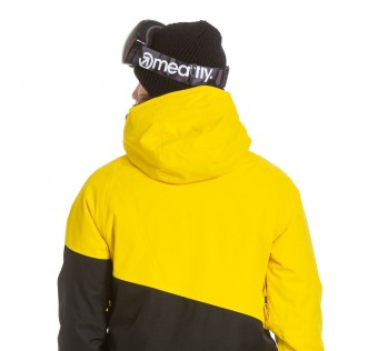 Pánská SNB & SKI bunda Meatfly Bang, Super Lemon/Black