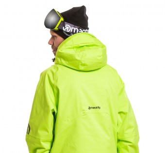 Pánská SNB & SKI bunda Meatfly Dodge Premium, Lime