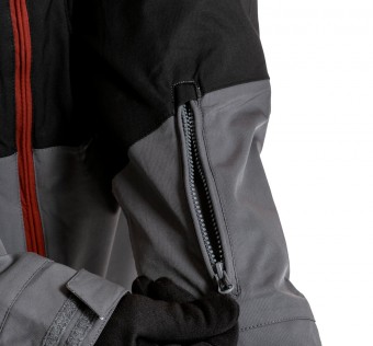 Pánská SNB & SKI bunda Meatfly Hoax Premium, Merlot/Black/Dark Grey