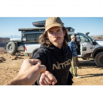 Nitro mikina 1990 PO Hoodie Sweat black