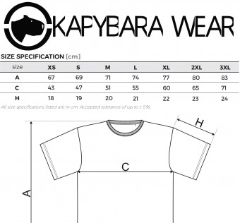 Tričko Kapybara wear – Kap-flip (white)