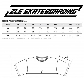 Tričko ZLE skateboarding (green/white)