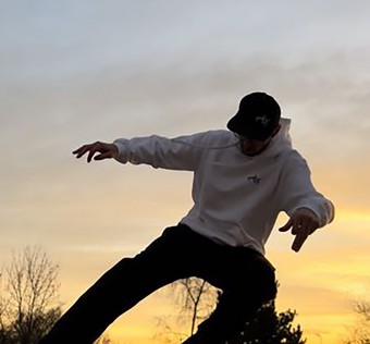 Mikina GOOFY skateboarding white