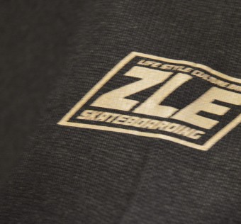 Mikina ZLE skateboards black/tan