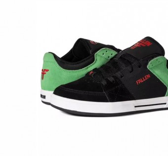 Boty FALLEN - Trooper True Fit Black Lime Red (Chris Cole) 