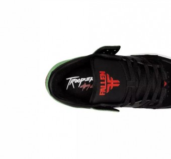 Boty FALLEN - Trooper True Fit Black Lime Red (Chris Cole) 