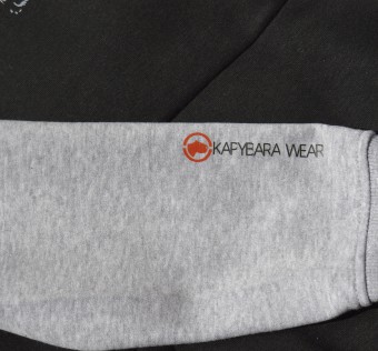 Dětská mikina Kapybara wear – Family renglan (black/grey)