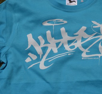 Dětské tričko Kapybara wear – Teg (tyrkys/white)