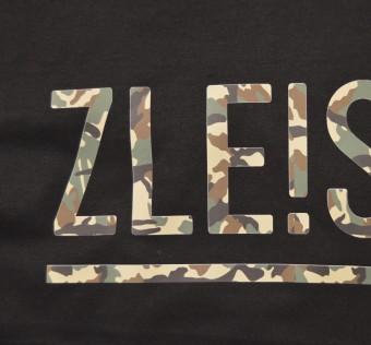 Tričko ZLE! - SB woodland black