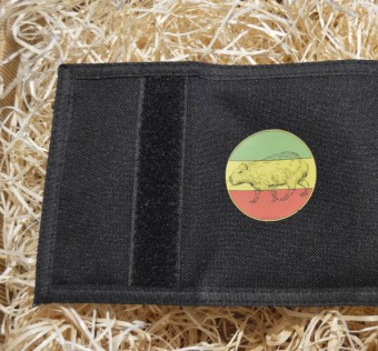 Peněženka Kapybara wear – Rasta style (black)