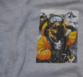 Dětská mikina Kapybara wear – SNB Guide (grey melange)