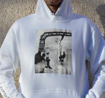 Pánské mikina Kapybara – Good winter white