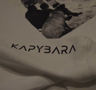 Pánské mikina Kapybara – Good winter white